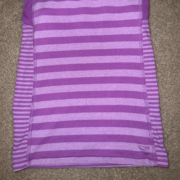 Champion Dark & Light Purple Striped Tank top size XS - Picture 5 of 11